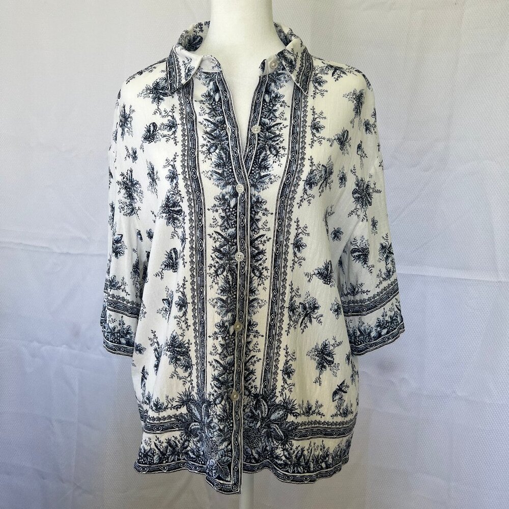 Max Studio London Camp Shirt